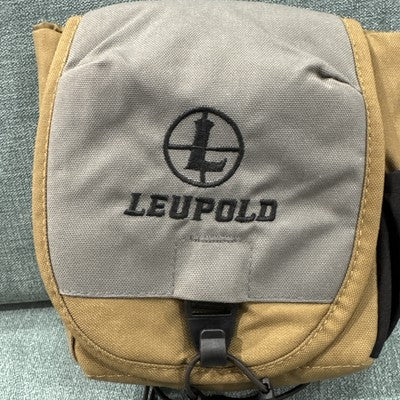 Leupold GO AFIELD Binocular Case Small, Shadow Tan / Grey, 172614 - Used