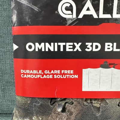 Allen Omnitex 3D Blind Fabric Mossy Oak BreakUp Country Camouflage 12' x 56" New