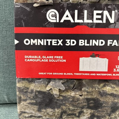 Allen Omnitex 3D Blind Fabric Mossy Oak BreakUp Country Camouflage 12' x 56" New