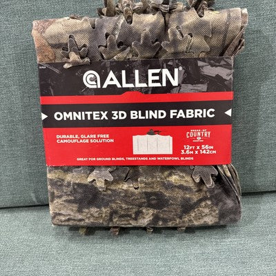 Allen Omnitex 3D Blind Fabric Mossy Oak BreakUp Country Camouflage 12' x 56" New