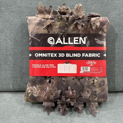 Allen Omnitex 3D Blind Fabric Mossy Oak BreakUp Country Camouflage 12' x 56" New