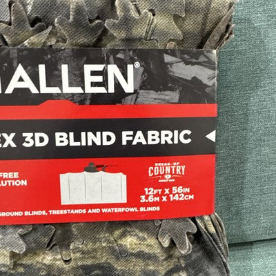 Allen Omnitex 3D Blind Fabric Mossy Oak BreakUp Country Camouflage 12' x 56" New